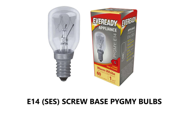 10 x Eveready 15W SES/E14 (Small Edison Screw Cap) Himalayan Salt lamp Bulb - Warm White