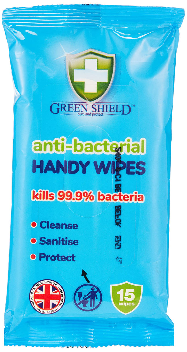 12x Pack GreenShield 15 Household Surface Cleaning Wipes