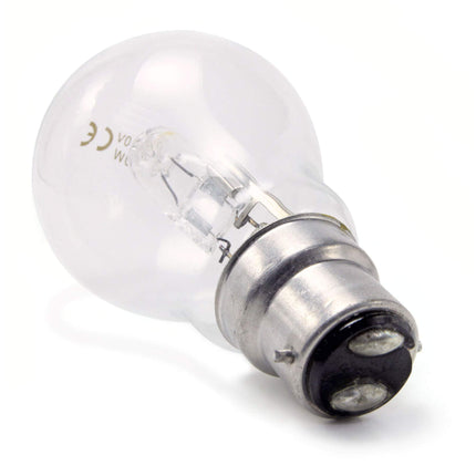 Style Lighting Pack of 10 x Halogen 28 watt = 40 watt BC B22 Energy Saving GLS Dimmable Light Bulb Warm Light