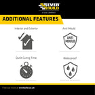 2 X Everbuild FOREVERWH Forever White Sealant - White