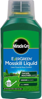 Miracle-Gro 2 x Mosskill Liquid Concentrate - 66 sq m Coverage, Lawn Food and Moss Control, Fast-Acting, Results in 3 Days