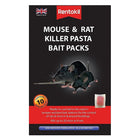 2 X Mouse and Rat Killer Pasta Bait Packs, Black, 4 x 11 x 19.5 cm