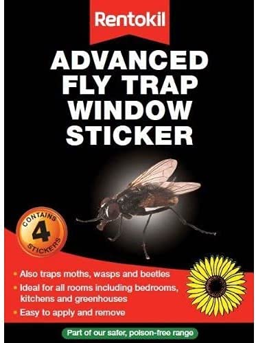 2 X Rentokil Fw35 Window Fly Traps x4