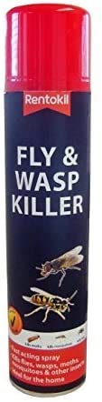 Rentokil 2 x Fly & Wasp Killer Spray 300ml