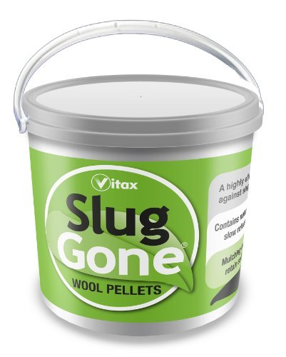 2 X Vitax 10L Slug Gone Natural Wool Barrier Pellets