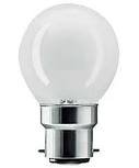 10 x G45 Round Globe Golf Ball Light Bulbs in 25 Watt Bayonet B22 Fitting Opal (White/Pearl/Opaque/Soft) Finish Double Life: 2,000 Hour