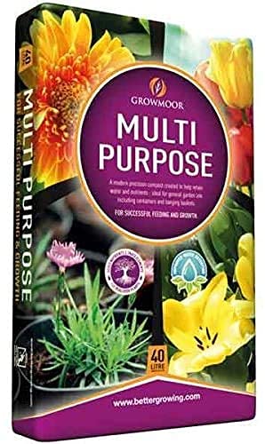 Sizi Ltd 3x40L Extra Large Growmoor Multi Purpose Compost Basket Soil Nutrient Enhanced Plant Care Pot Garden Borders Healthy Fast Delivery