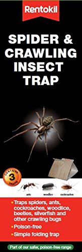 3 x Rentokil FS58 Spider and Crawling Insect Trap