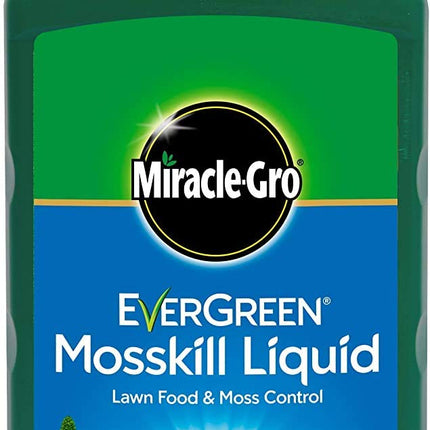 Miracle-Gro 3 x Mosskill Liquid Concentrate - 66 sq m Coverage, Lawn Food and Moss Control, Fast-Acting, Results in 3 Days