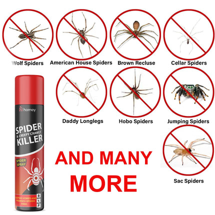 Pestshield 3 x Spider & Creepy Crawly Insect Killer Spider Spray No More Spiders 200ml New