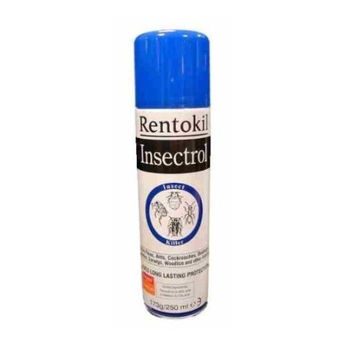 RENTOKIL INSECT KILLER SPRAY Pack of 3, Kills Fleas,Ants ,BEDBUGS,Cockroches,Beetles,Earwigs,Woodice,and Other Insects