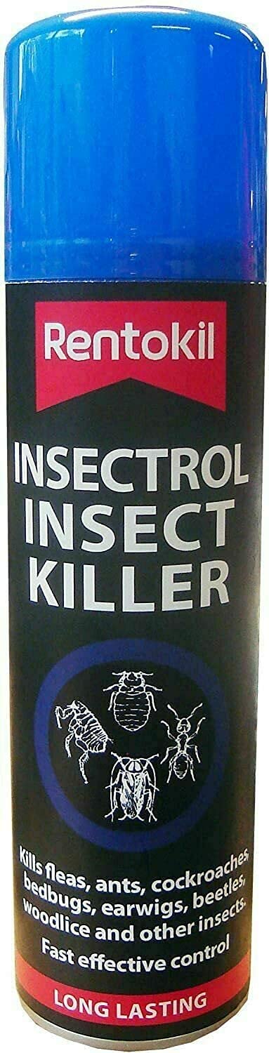 Rentokil 3 x Pest Control - Insectrol Bug & Cockroach Spray