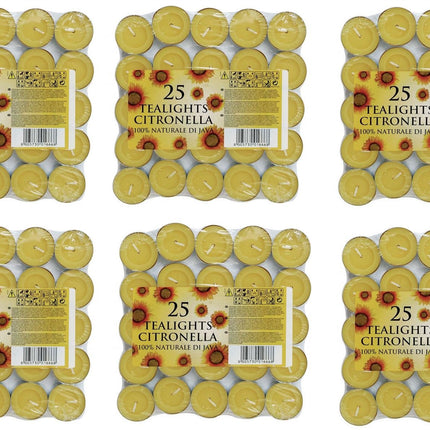 Prices Citronella Tealight Candles Mosquito Fly Insect Repeller Pack Of 125