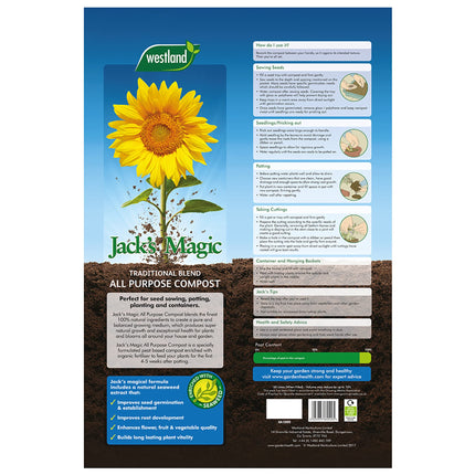 Westland Jack's Magic 50L Multi Puprose compost