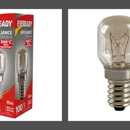 4x Eveready Appliance Bulb 15W