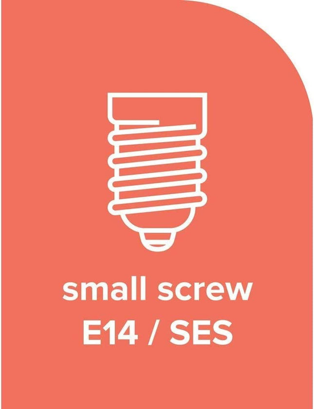 28W Candle Halogen SES E14 Small Edison Screw Light Bulb Dimmable Pack of 4