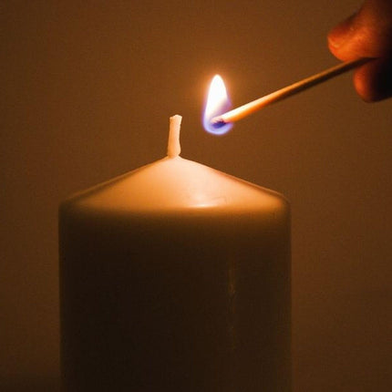 4 x Prices Ivory Altar Candle 200mm X 80mm 100 Hours Burn Time