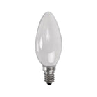 10 X 25 Watt SES (E14) Small Edison Screw Cap Opal Pearl Candle Lamps Light Bulbs