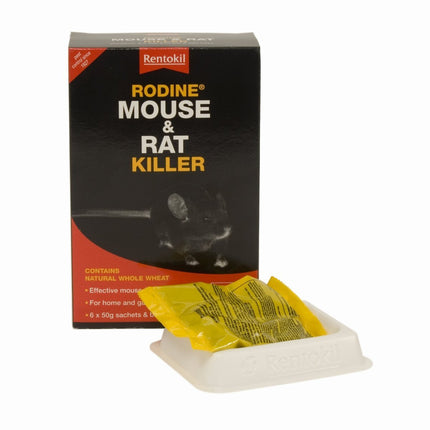 Rentokil 5x PSR97 Rodine Mouse And Rat Killer 300g