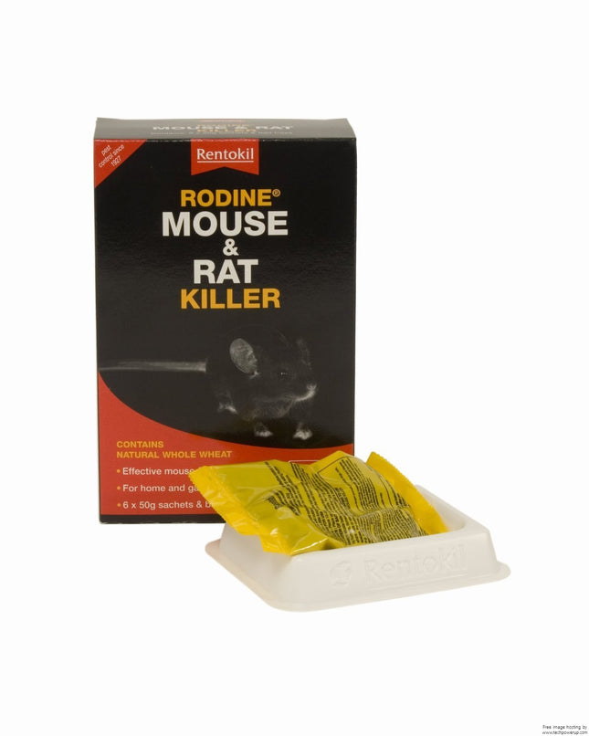 Rentokil 5x PSR97 Rodine Mouse And Rat Killer 300g