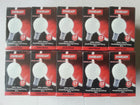 10 x CLEAR GOLF BALL GLOBE 25w WATT SMALL BAYONET CAP // SBC // B15 LAMP LIGHT BULBS