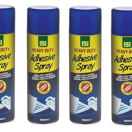 6 Spray Glue Adhesive Contact Glue Heavy Duty Mount DIY Craft Upholstery 500ml