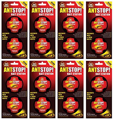 8 x Ant Stop! Bait Station, Destroys Ants and their Nests