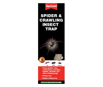 2 X 4 x Rentokil 3 Pack Spider & Crawling Insect Beetle Ants Cockroaches Trap