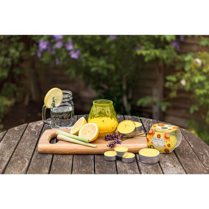 8X Prices Outdoor Citronella Candle In Glass Jar Fly Insect Repeller Repellent New