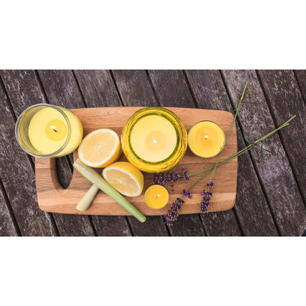 8X Prices Outdoor Citronella Candle In Glass Jar Fly Insect Repeller Repellent New