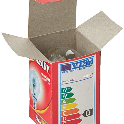Eveready ECO Halogen Golf Light Bulb, E14, 30 W