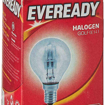 Eveready ECO Halogen Golf Light Bulb, E14, 30 W