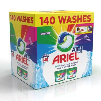 Ariel All in One Colour Pods, 140 Wash