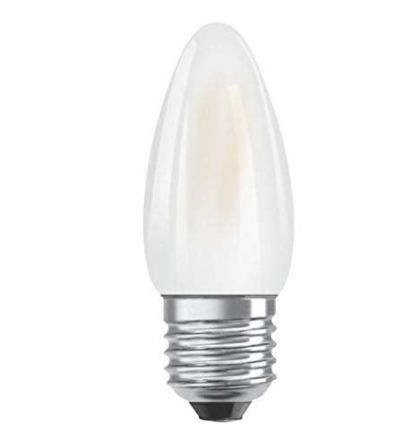 2X Opal Candle Light Bulb 40w / ES Edison Screw White Pearl Soft Lamps
