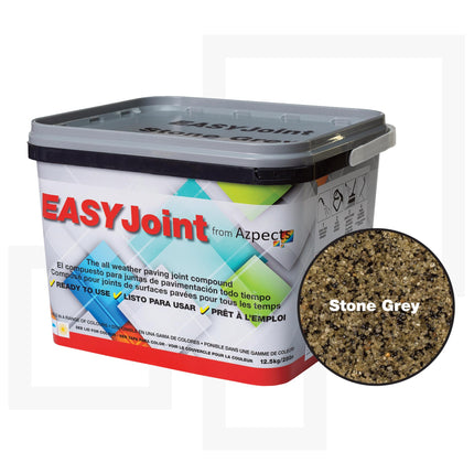 Azpects EASYJoint EASY Joint Paving Jointing Compound 12.5kg – STONE GREY
