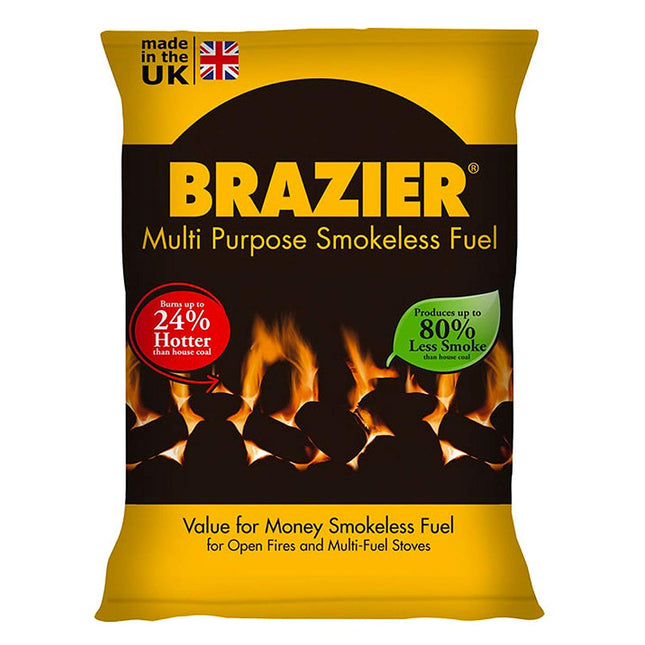 3XBrazier Smokeless Coal 20Kg