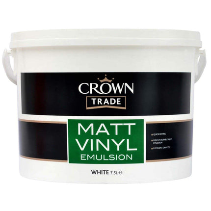 Crown Vinyl Matt White 7.5L