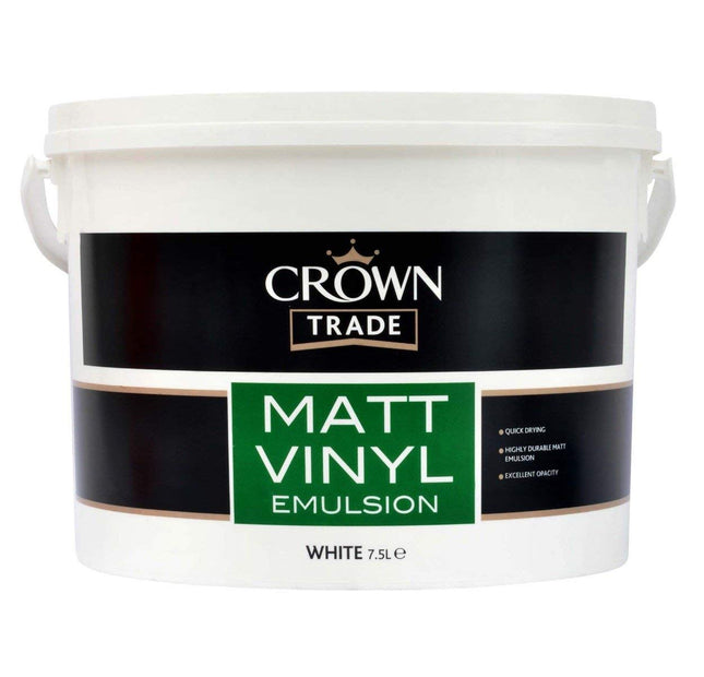 Crown Vinyl Matt White 7.5L