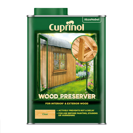 Cuprinol 5330417 Wood Preserver - Clear - 1L
