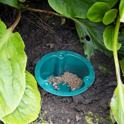Defenders STV090 Slugs Away Ready-Baited Trap – Twinpack, Green, Poison-Free Reusable Snail and Slug Trap, 15.7 cm*15.2 cm*15.4 cm
