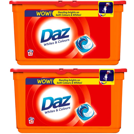 2 x 42 Daz 3 in 1 Pods Washing Capsules