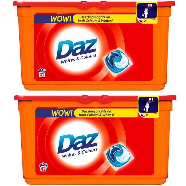 2 x 42 Daz 3 in 1 Pods Washing Capsules
