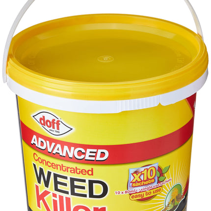 DOFF DOFFY010 Super Strength Weed Killer Concentrate Sachet - Multi-Colour (Pack of 10), 17x19.5x19.5 cm