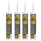 Everbuild Pack Of 4 300Ml 125 One Hour Decorators Caulk Filler Filliing Adhesive