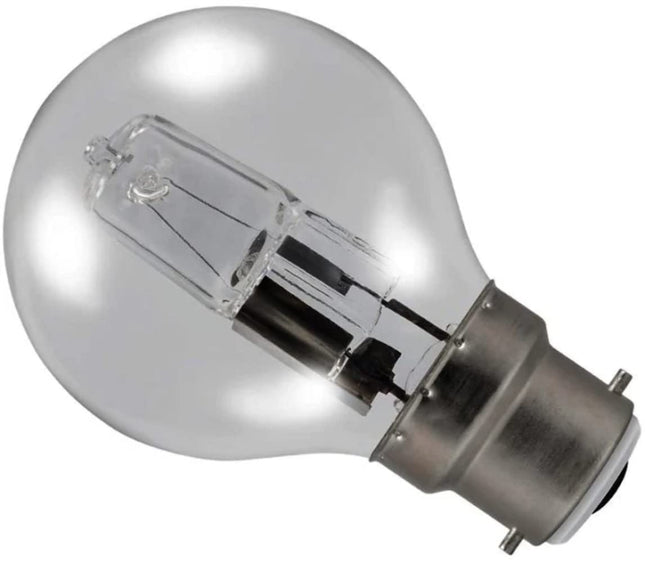 Eveready Lighting G45 Golf ECO Halogen Bulb 28 Watt (40 Watt) BC/B22 Bayonet Cap Card of 2 EVES4879
