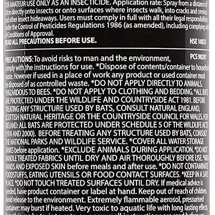 Rentokil PSF200 Flea Killer Spray