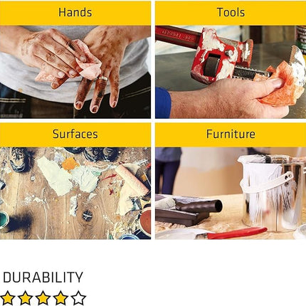 2 x Everbuild Multi-Use Wonder Wipes Trade Tub Cleans just About Anything from Hands