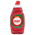 ( 10 Pack ) Fairy Clean & Fresh Washing Up Liquid Pomegranate & Honeysuckle 433ML