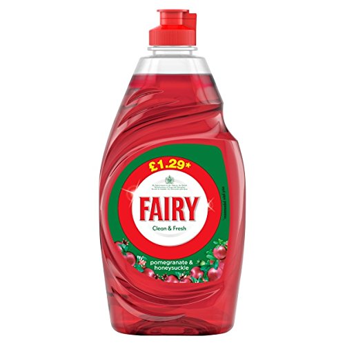 ( 10 Pack ) Fairy Clean & Fresh Washing Up Liquid Pomegranate & Honeysuckle 433ML