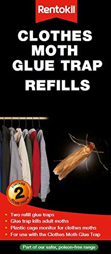Rentokil Clothes Moth Glue Trap Refills. FMP14